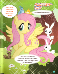 Size: 870x1106 | Tagged: safe, artist:akira himekawa, fluttershy, pegasus, pony, manga, official, translation