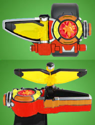 Size: 259x341 | Tagged: safe, artist:redstriker23424, sunset shimmer, equestria girls, geode of empathy, magical geodes, morpher, power rangers, power rangers beast morphers, super sentai, tokumei sentai go-busters