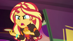 Size: 1920x1080 | Tagged: safe, screencap, sunset shimmer, better together, equestria girls, sunset's backstage pass!, female, solo