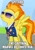 Size: 500x709 | Tagged: safe, artist:jawsandgumballfan24, derpibooru import, edit, edited screencap, screencap, spitfire, pegasus, pony, wonderbolts academy, caption, cropped, image macro, rage bait, solo, text