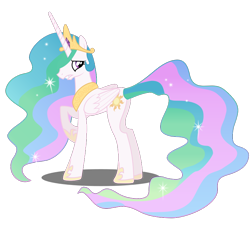 Size: 800x800 | Tagged: safe, artist:byteslice, princess celestia, alicorn, pony, keep calm and flutter on, .svg available, female, mare, plot, simple background, solo, svg, transparent background, vector