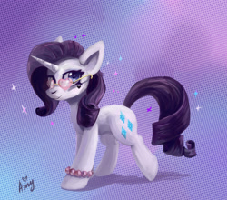 Size: 3300x2900 | Tagged: safe, artist:amy-gamy, rarity, pony, unicorn, female, glasses, heart shaped, mare, signature, solo