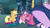 Size: 617x346 | Tagged: safe, screencap, applejack, rarity, twilight sparkle, earth pony, pony, unicorn, magic duel, magic