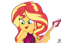 Size: 2898x2069 | Tagged: safe, artist:sparkling-sunset-s08, sunset shimmer, better together, equestria girls, spring breakdown, all good (song), simple background, sleeveless, solo, transparent background, vector