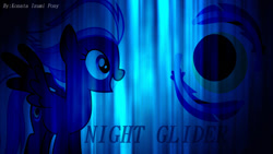 Size: 969x545 | Tagged: safe, artist:brunoprower500, derpibooru import, night glider, pegasus, pony, wallpaper