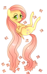 Size: 800x1249 | Tagged: safe, artist:potatosaladass, fluttershy, butterfly, pegasus, pony, female, mare, solo