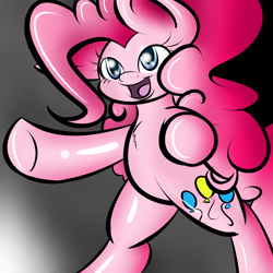 Size: 2000x2000 | Tagged: safe, artist:color-spark, pinkie pie, earth pony, pony, female, mare, solo