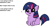 Size: 1194x668 | Tagged: safe, derpibooru import, twilight sparkle, pony, unicorn, alzheimer's, dialogue, exploitable meme, female, filly, filly twilight sparkle, filly twilight telling an offensive joke, horn, looking at you, meme, multicolored mane, multicolored tail, obligatory pony, purple coat, simple background, sitting, smiling, solo, talking to viewer, text, underhoof, vulgar, white background