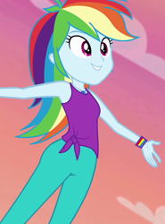 Size: 800x1080 | Tagged: safe, derpibooru import, screencap, rainbow dash, better together, equestria girls, wake up!, wake up!: rainbow dash, cropped, female, solo