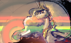 Size: 5853x3579 | Tagged: safe, artist:alumx, princess celestia, alicorn, pony, abstract, female, golden ratio, mare, solo