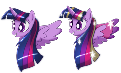 Size: 800x481 | Tagged: safe, artist:ii-art, derpibooru import, twilight sparkle, twilight sparkle (alicorn), alicorn, pony, rainbow power, rainbow power-ified, solo