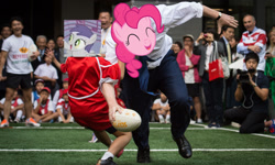 Size: 1800x1079 | Tagged: safe, pinkie pie, tornado bolt, pony, the gift of the maud pie, boris johnson, rugby