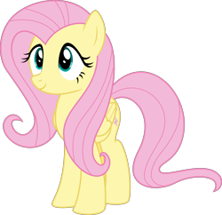 Size: 5000x4844 | Tagged: safe, artist:aethon056, fluttershy, pegasus, pony, do princesses dream of magic sheep, absurd resolution, female, mare, simple background, smiling, solo, transparent background, vector