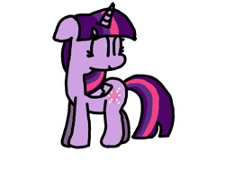 Size: 640x480 | Tagged: safe, artist:jackkoopa3ds, derpibooru import, twilight sparkle, twilight sparkle (alicorn), alicorn, pony, digital art, floppy ears, happy, solo, wings