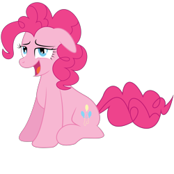 Size: 5000x5000 | Tagged: safe, artist:charli3brav0, pinkie pie, earth pony, pony, princess twilight sparkle (episode), absurd resolution, simple background, solo, transparent background, vector