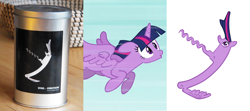 Size: 1800x800 | Tagged: safe, artist:monoglyph, derpibooru import, screencap, twilight sparkle, twilight sparkle (alicorn), alicorn, original species, corkscrew, fusion, knife, not salmon, solo, species swap, swiss army knife, wat