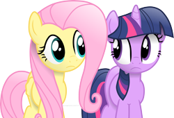 Size: 5508x3745 | Tagged: safe, artist:facelesssoles, derpibooru import, fluttershy, twilight sparkle, pegasus, pony, absurd resolution, female, lesbian, shipping, twishy