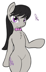 Size: 401x617 | Tagged: safe, artist:reiduran, octavia melody, earth pony, pony, semi-anthro, bipedal, chest fluff, hips