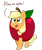 Size: 1500x1800 | Tagged: safe, artist:notenoughapples, applejack, earth pony, pony, apple, clothes, costume, cute, filly, jackabetes, silly, silly pony, solo, that pony sure does love apples, truth, who's a silly pony, younger