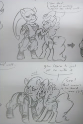 Size: 3264x4896 | Tagged: safe, pinkie pie, earth pony, pony, crossover, dragon ball z, majin buu, pony buu, sketch, sketch dump