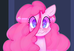 Size: 4000x2738 | Tagged: safe, artist:bunxl, pinkie pie, earth pony, pony, cute, diapinkes, happy, looking at you, smiling, solo, starry eyes, wavy mouth, wingding eyes