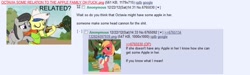 Size: 964x288 | Tagged: safe, big macintosh, fiddlesticks, octavia melody, earth pony, pony, /mlp/, 4chan, apple family member, mactavia, male, shipping, stallion, straight, thread