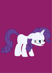 Size: 745x1053 | Tagged: safe, artist:altimos0023, artist:icey-wicey-1517, rarity, pony, unicorn, colored, female, grumpy, mare, purple background, simple background, solo