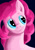 Size: 3307x4677 | Tagged: safe, artist:brokencreation, pinkie pie, earth pony, pony, female, mare, pink coat, pink mane, simple background, solo