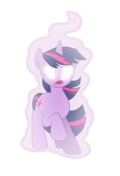 Size: 4072x6000 | Tagged: safe, artist:bobbybrony, derpibooru import, twilight sparkle, absurd resolution, glowing eyes, magic, simple background, solo, transparent background, vector