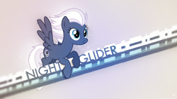 Size: 1920x1080 | Tagged: safe, artist:dj-applej-sound, artist:djdavid98 edits, derpibooru import, night glider, simple, vector, wallpaper