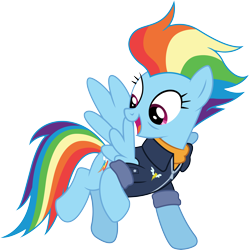 Size: 4228x4244 | Tagged: safe, artist:illumnious, derpibooru import, rainbow dash, pegasus, pony, the last problem, .ai available, absurd resolution, bags under eyes, clothes, female, mare, older, older rainbow dash, open mouth, simple background, solo, transparent background, uniform, vector