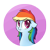 Size: 1000x1000 | Tagged: safe, artist:php111, derpibooru import, rainbow dash, pegasus, pony, /mlp/, abstract background, alternate hairstyle, bust, cute, dashabetes, double mane, drawthread, eye clipping through hair, female, floppy ears, mare, portrait, solo