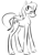 Size: 565x727 | Tagged: safe, artist:tempusfidgets, fluttershy, pegasus, pony, disproportional anatomy, long legs, monochrome, really tall fluttershy, solo