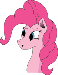 Size: 1280x1642 | Tagged: safe, artist:hammer-of-zeon, pinkie pie, earth pony, pony, female, mare, pink coat, pink mane, simple background, solo, transparent background