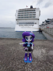 Size: 3456x4608 | Tagged: safe, rarity, equestria girls, cruise ship, doll, equestria girls minis, singapore, toy