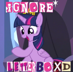 Size: 580x573 | Tagged: safe, derpibooru import, twilight sparkle, twilight sparkle (alicorn), alicorn, pony, equestria games (episode), equestria games, expand dong, exploitable meme, female, letterboxd, mare, meme