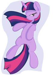 Size: 1280x1810 | Tagged: safe, artist:pepperminty pony, derpibooru import, twilight sparkle, pony, unicorn, female, mare, multicolored mane, purple coat, solo