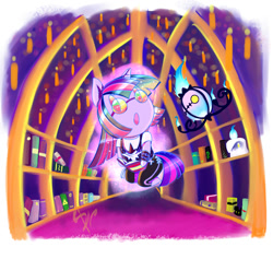 Size: 815x773 | Tagged: safe, artist:damianvertigo, derpibooru import, twilight sparkle, chandelure, crossover, pokémon, solo