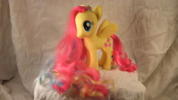 Size: 3584x2016 | Tagged: safe, fluttershy, brushable, irl, photo, toy