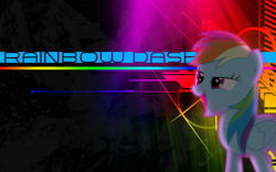 Size: 1920x1200 | Tagged: safe, artist:vexx3, derpibooru import, edit, rainbow dash, pegasus, pony, solo, vector, wallpaper, wallpaper edit