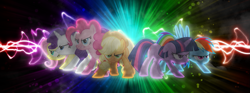 Size: 851x315 | Tagged: source needed, safe, artist:vexx3, derpibooru import, edit, applejack, fluttershy, pinkie pie, rainbow dash, rarity, twilight sparkle, earth pony, pegasus, pony, unicorn, mane six, vector