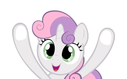 Size: 2880x1800 | Tagged: safe, artist:tesfallout, derpibooru import, sweetie belle, against glass, fourth wall, fourth wall pose, glass, screen, simple background, solo, transparent background, vector