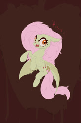 Size: 665x1010 | Tagged: safe, fluttershy, bat pony, pony, flutterbat, race swap, sketch, solo