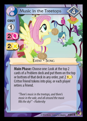Size: 358x500 | Tagged: safe, fluttershy, pegasus, pony, ccg, enterplay, marks in time, merchandise, quote
