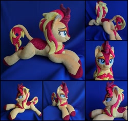 Size: 2000x1900 | Tagged: safe, artist:burgunzik, sunset shimmer, kirin, irl, photo, plushie, solo