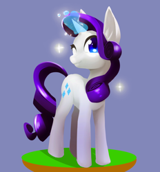 Size: 2074x2233 | Tagged: safe, artist:detectiveneko, rarity, pony, unicorn, female, magic, mare, solo