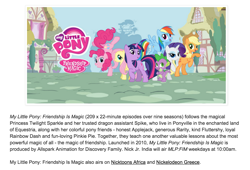 Size: 1610x1098 | Tagged: safe, derpibooru import, applejack, fluttershy, pinkie pie, rainbow dash, rarity, spike, twilight sparkle, unicorn twilight, dragon, earth pony, pegasus, pony, unicorn, india, mane seven, mane six, my little pony logo, nick jr., nick jr. india, nicktoons africa