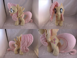 Size: 1597x1199 | Tagged: safe, artist:little-broy-peep, fluttershy, irl, photo, plushie, solo