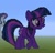 Size: 410x390 | Tagged: safe, derpibooru import, twilight sparkle, minecraft, minecraft pixel art, pixel art