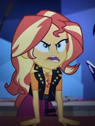 Size: 3024x4032 | Tagged: safe, screencap, sunset shimmer, better together, equestria girls, rollercoaster of friendship, cropped, solo